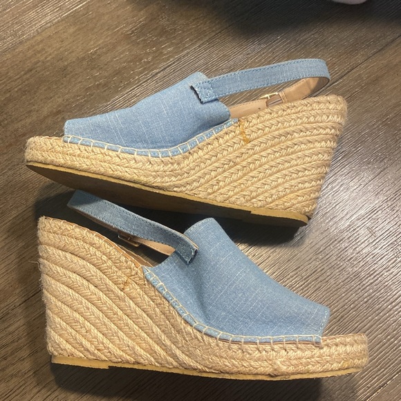 Ulite women’s size 40 peep toe wedge sandals - Picture 5 of 11